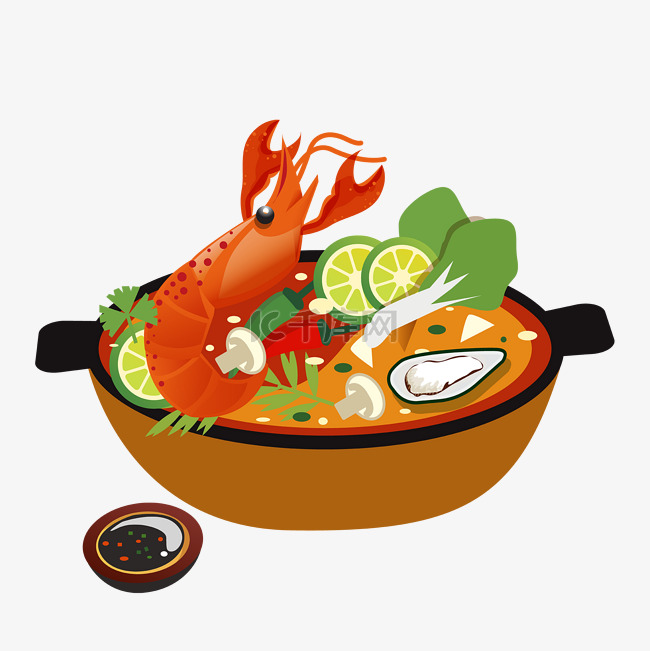 火锅食材蔬菜海鲜