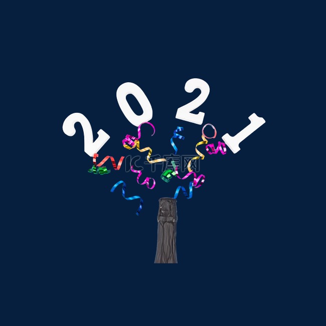 2021年新年装饰树
