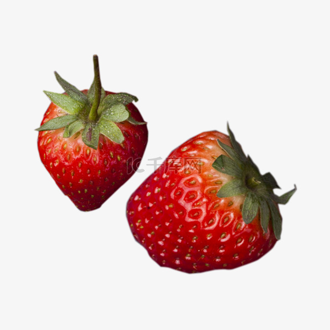 好吃的草莓春天水果