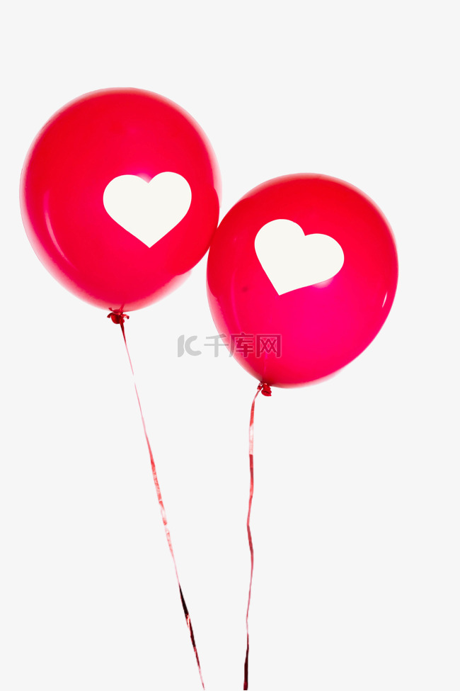 情人节红色气球