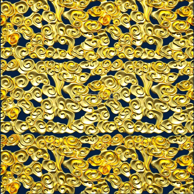 中国风中式金色纹理