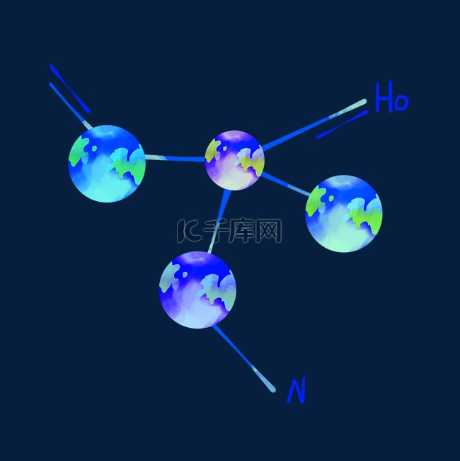 蓝色原子分子式