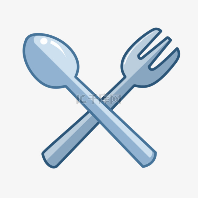 勺子和叉子图标