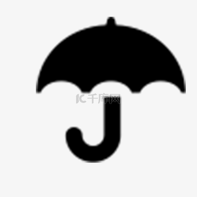 扁平化雨伞图标下载