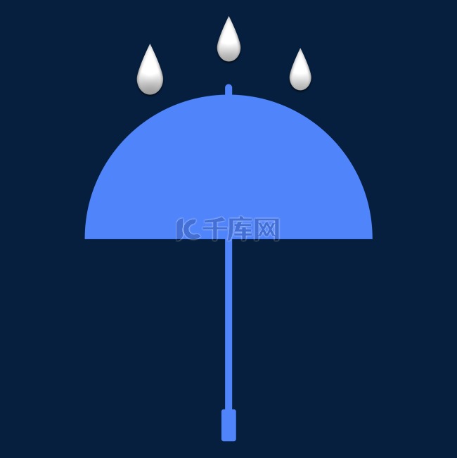 雨伞防水水滴