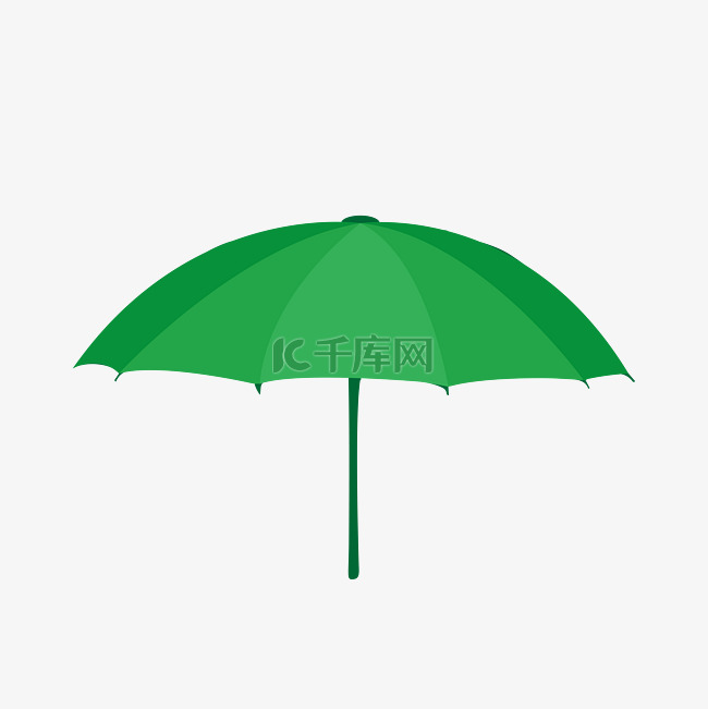 绿伞保护伞雨伞