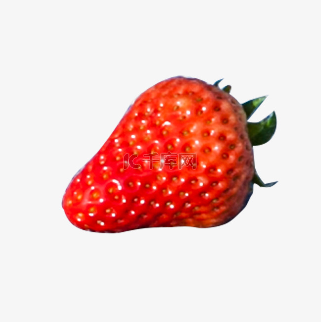 一个成熟了的草莓