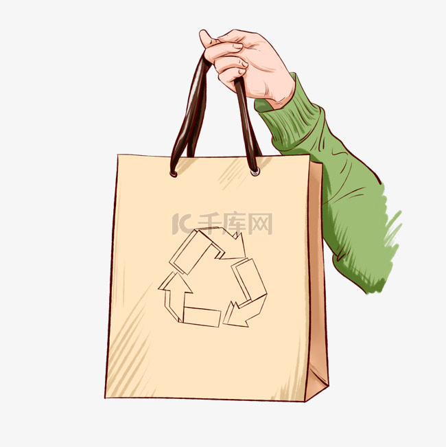 环保购物手提纸袋