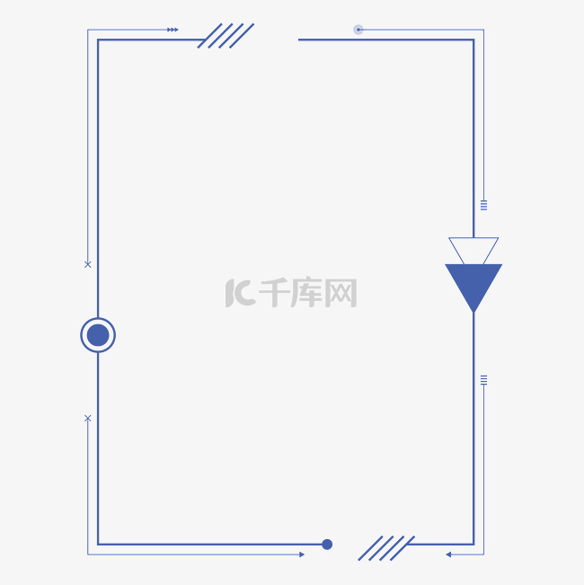 蓝色简约科技文本框