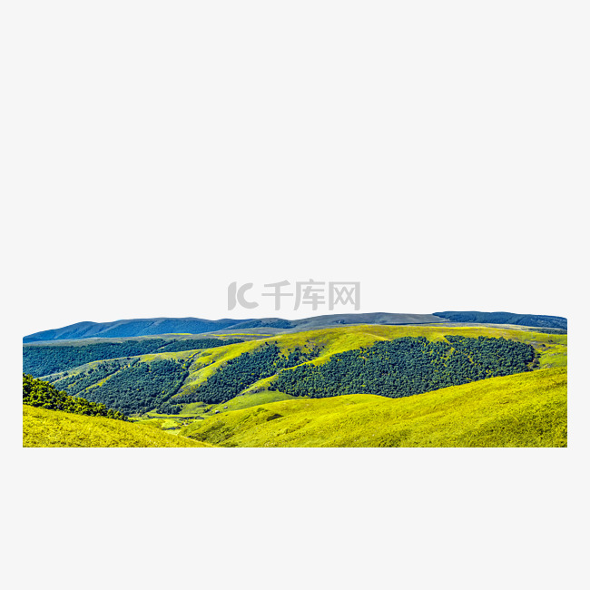 内蒙古高山草原秋季景观