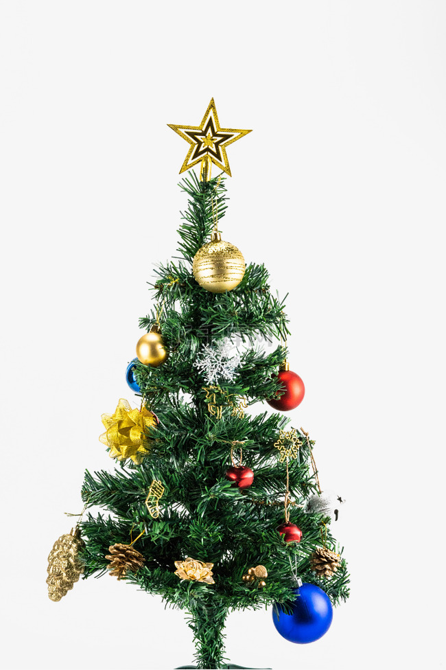 圣诞星星挂饰圣诞树
