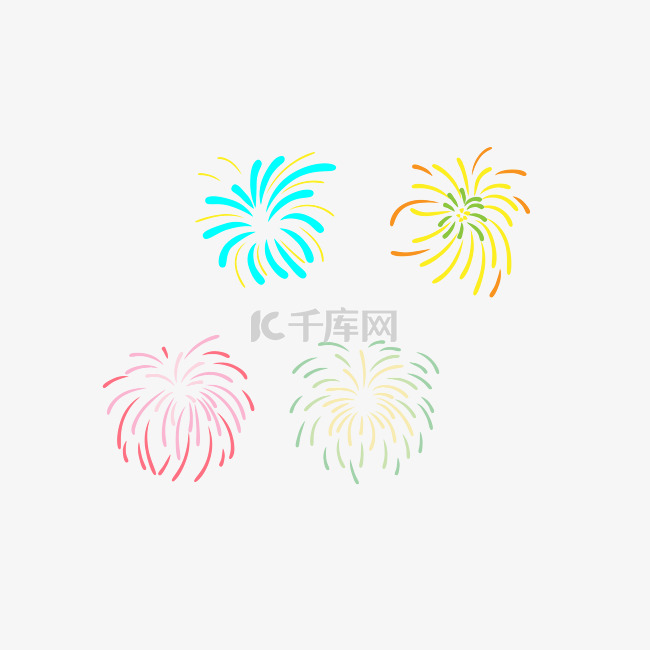 节日庆祝烟花