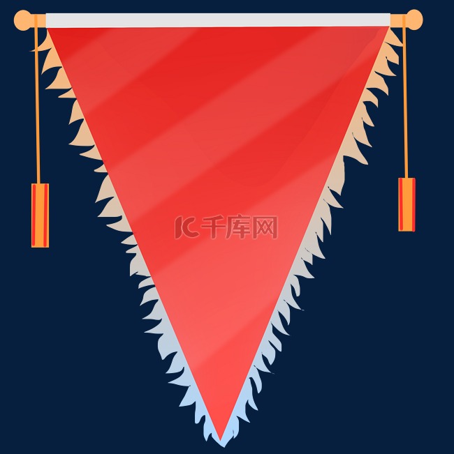 三角形卡通吊旗