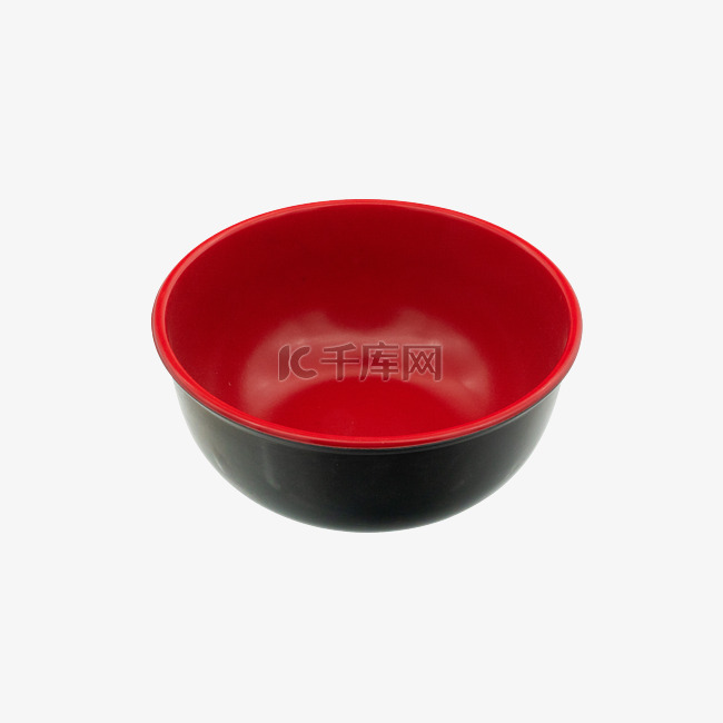 红色塑料碗具