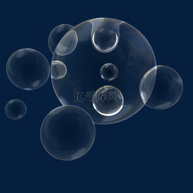 圆形透明气泡png