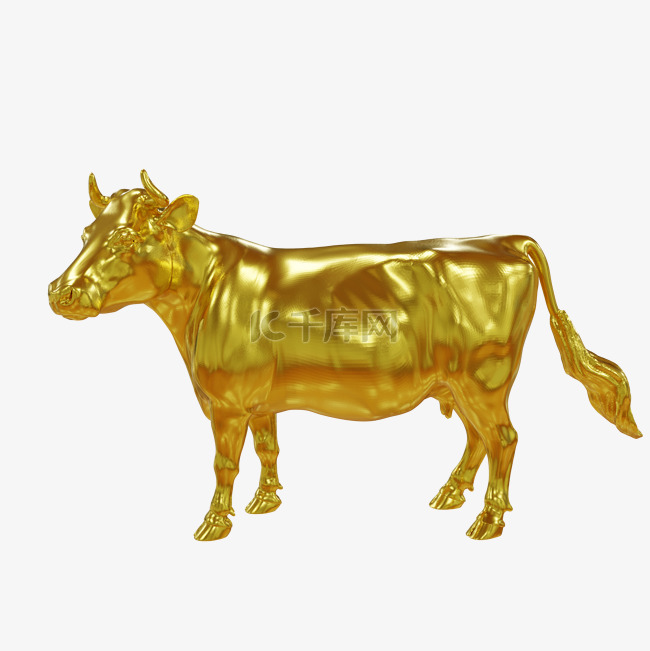 金牛装饰C4D