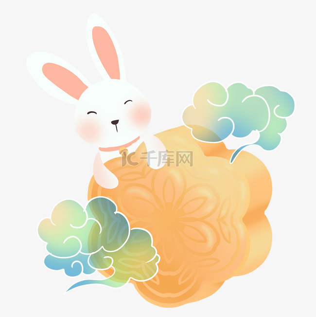 中秋节玉兔月饼