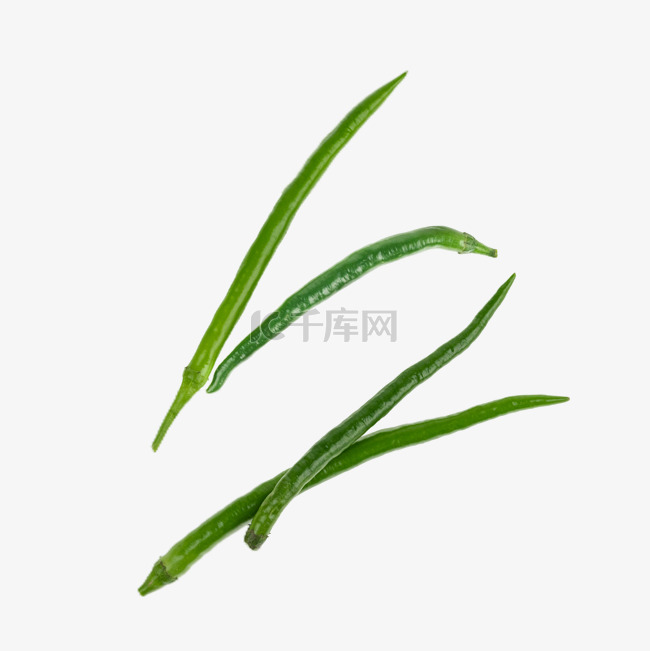 绿色线椒青菜