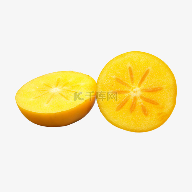 黄色柿子