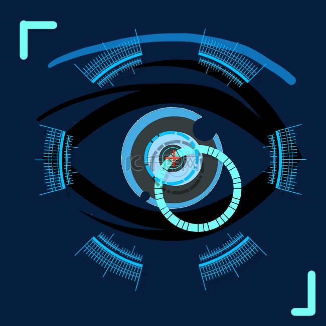 视网膜识别眼睛眼球