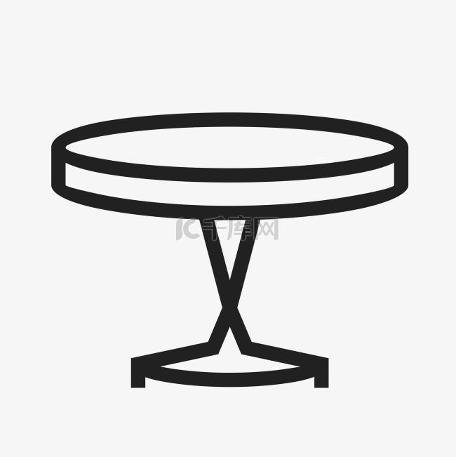 扁平化圆桌
