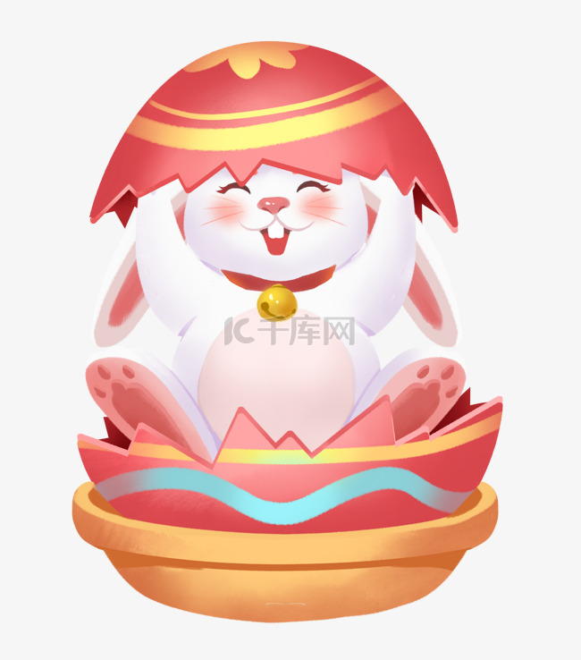 彩蛋兔子复活节