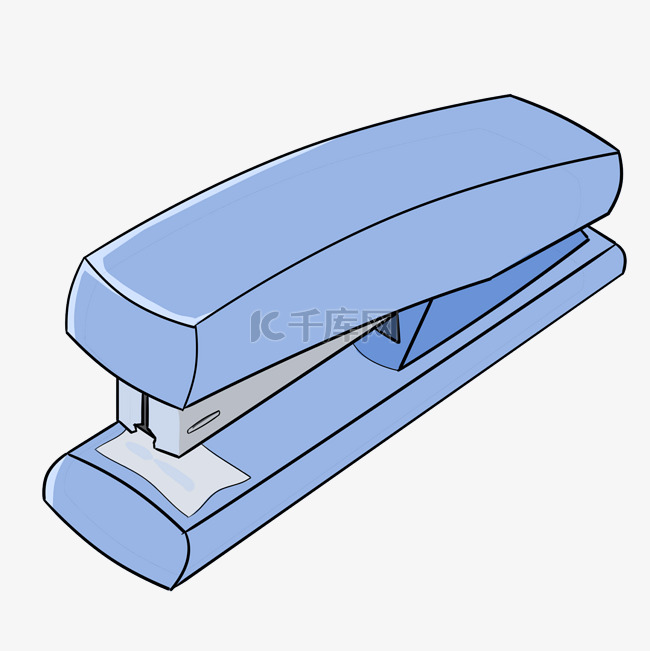蓝色卡通订书机