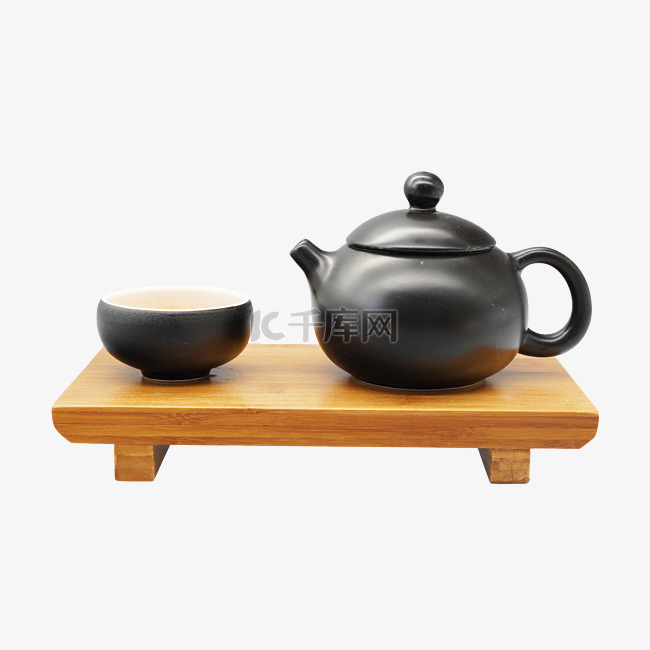 黑色茶具茶壶