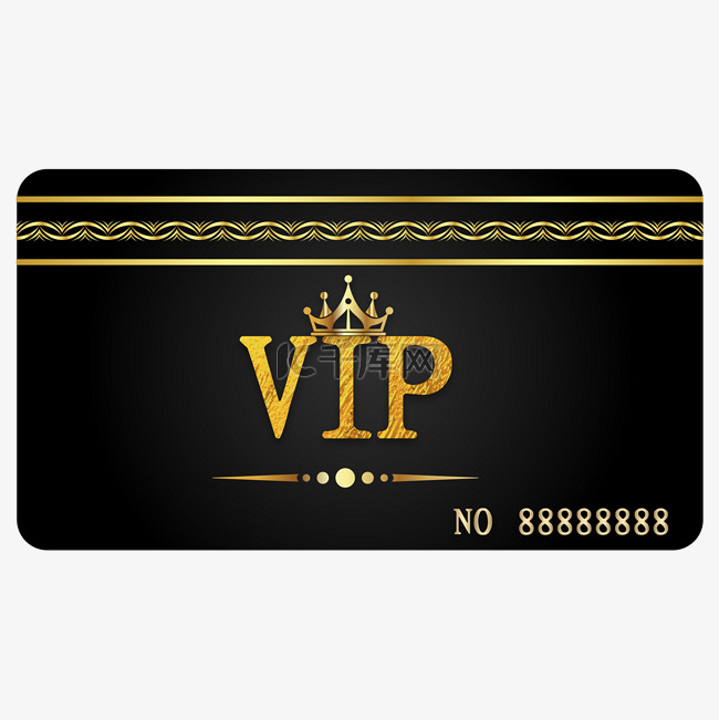 黑金高档VIP会员卡