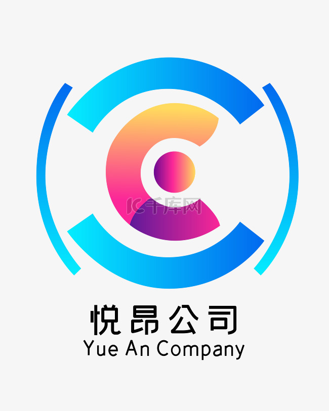 彩色形状LOGO