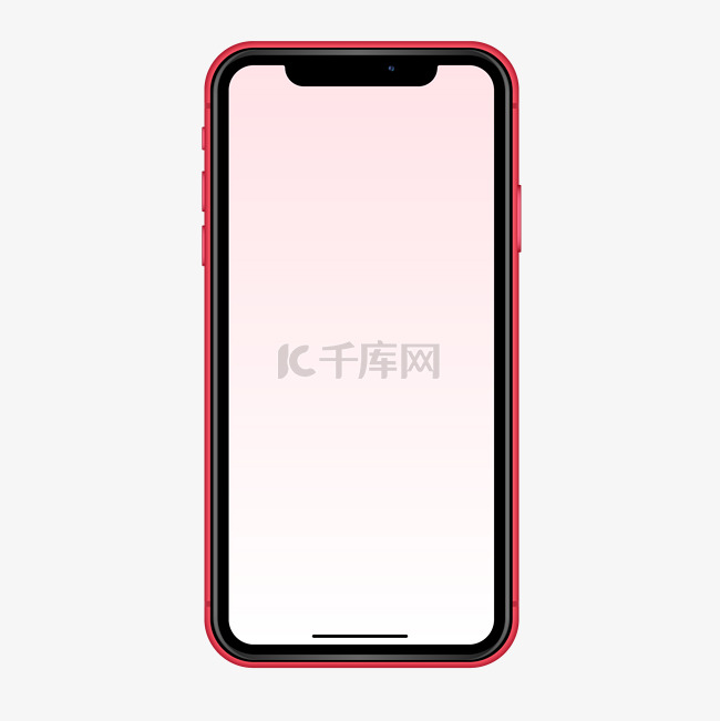 苹果手机iPhone11红色正面