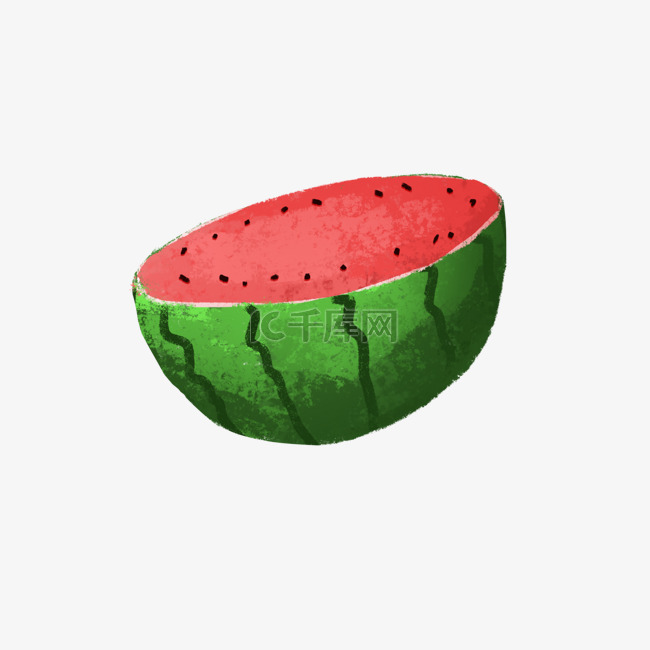一个美味可口的西瓜