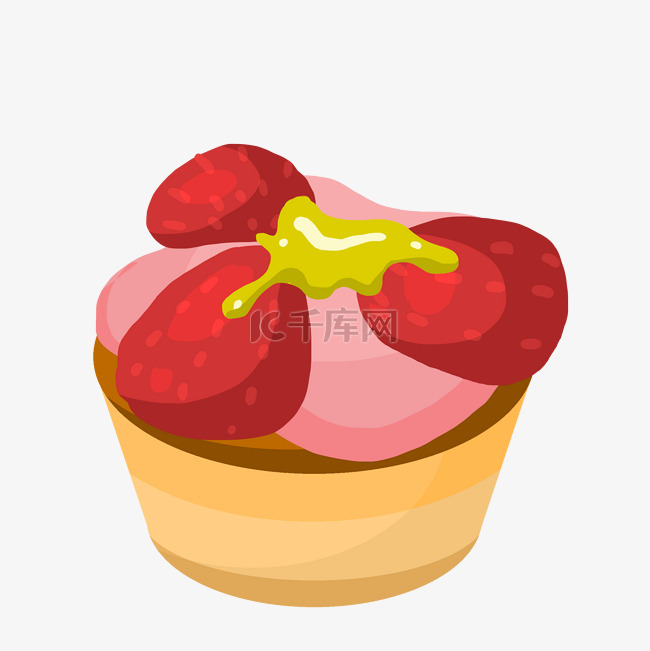 草莓奶油蛋糕插图