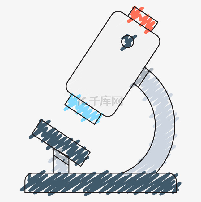 铅笔风线条教育图标