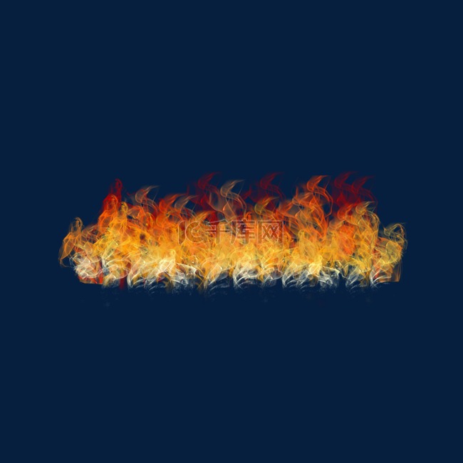 长条火焰