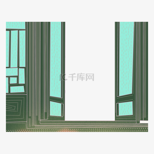 中国风古风窗户窗格