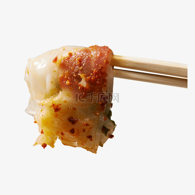 美食食物筷子夹肠粉