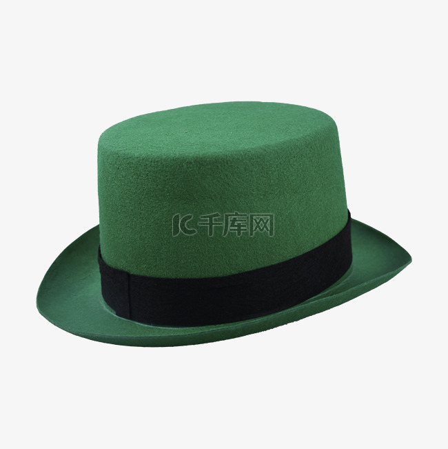圣帕特里克头饰绿色帽子