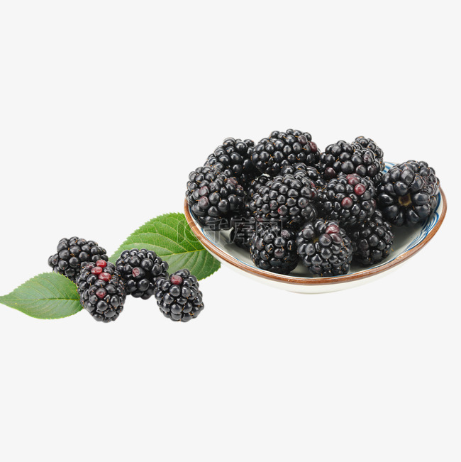 新鲜水果黑莓