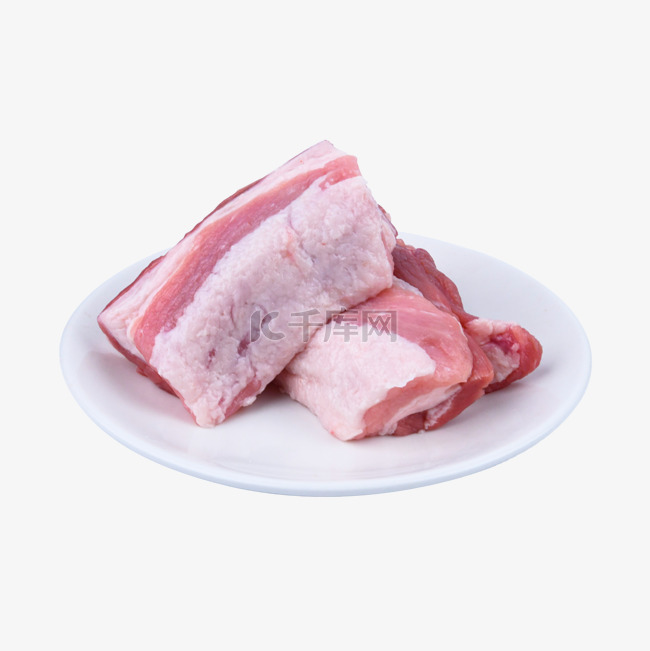 猪肉碟子五花肉食材脂肪