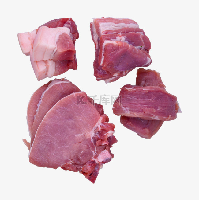 猪肉五花肉切片生鲜肉排
