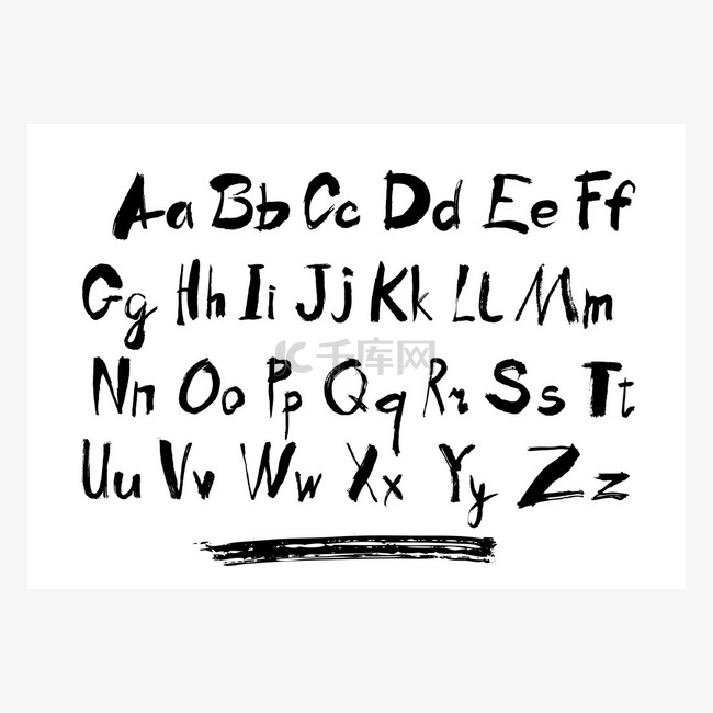 字母表字母小写字母、 大写字母