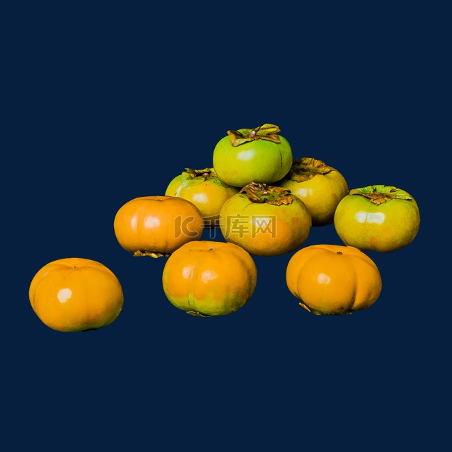 秋天美食柿子
