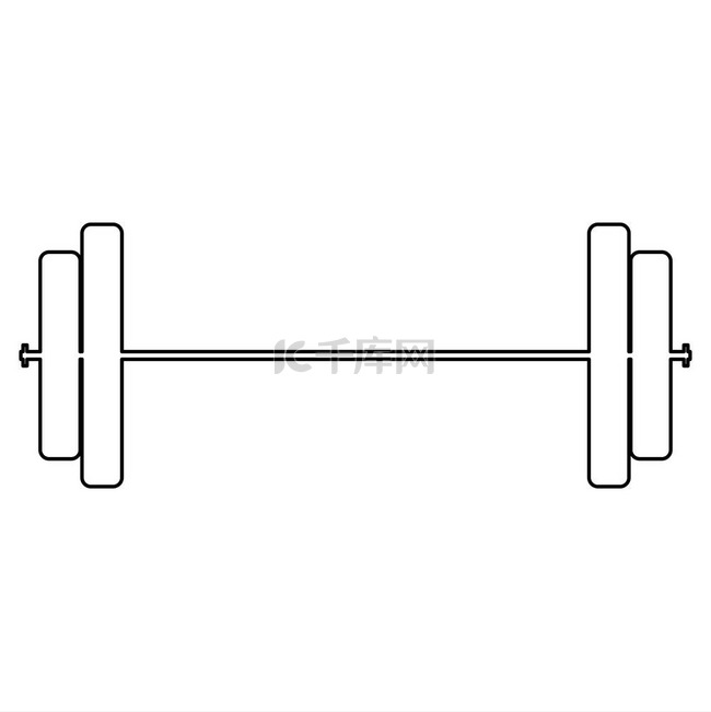 杠铃图标 .. 杠铃图标 。