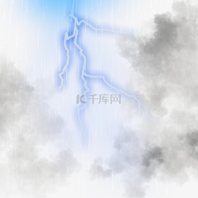 雷雨天气闪电抽象