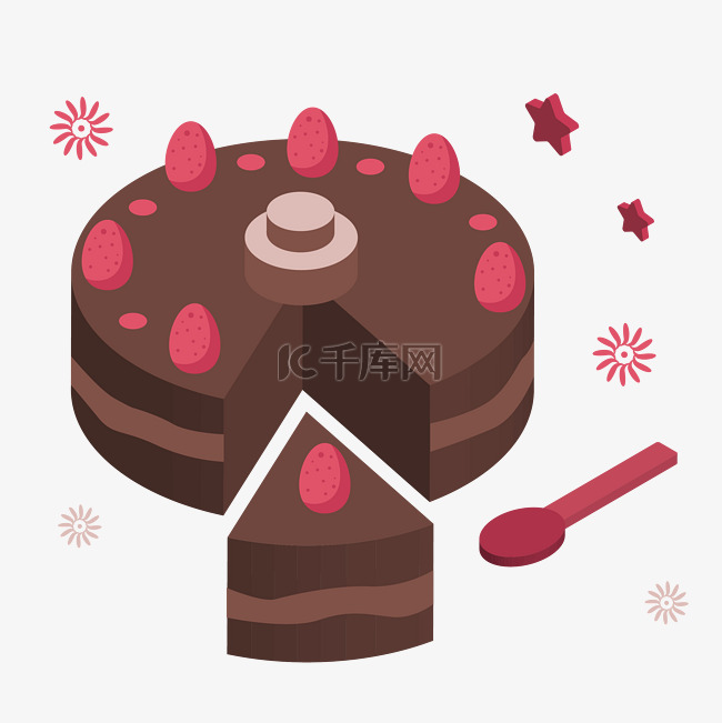 25D巧克力蛋糕生日快乐