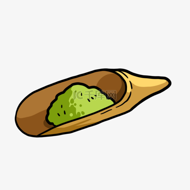 茶沫木制绿色图片绘画