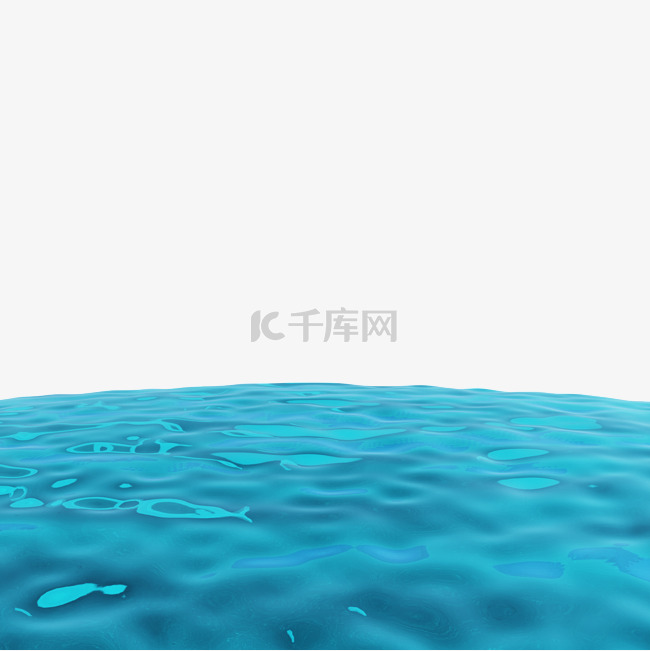 3DC4D立体海面海水水纹水花