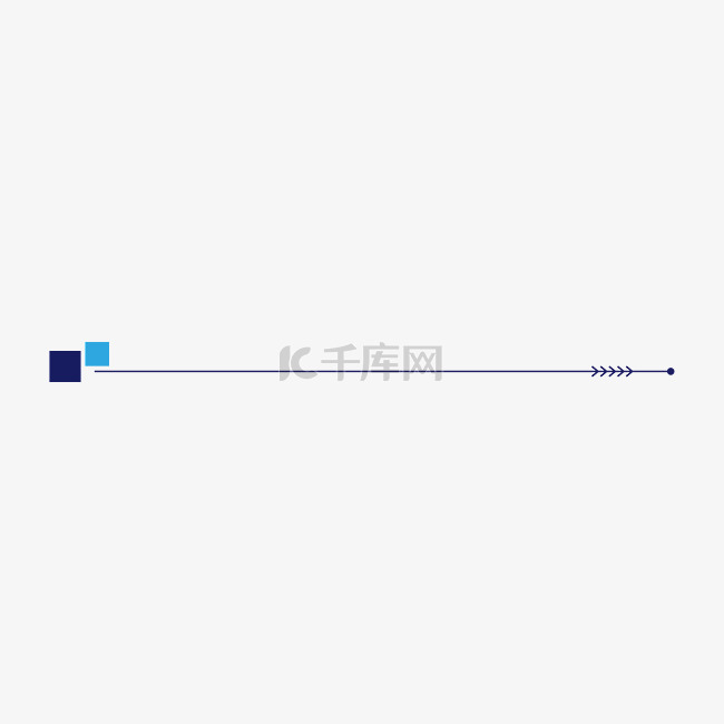 蓝色商务简约ppt分隔线