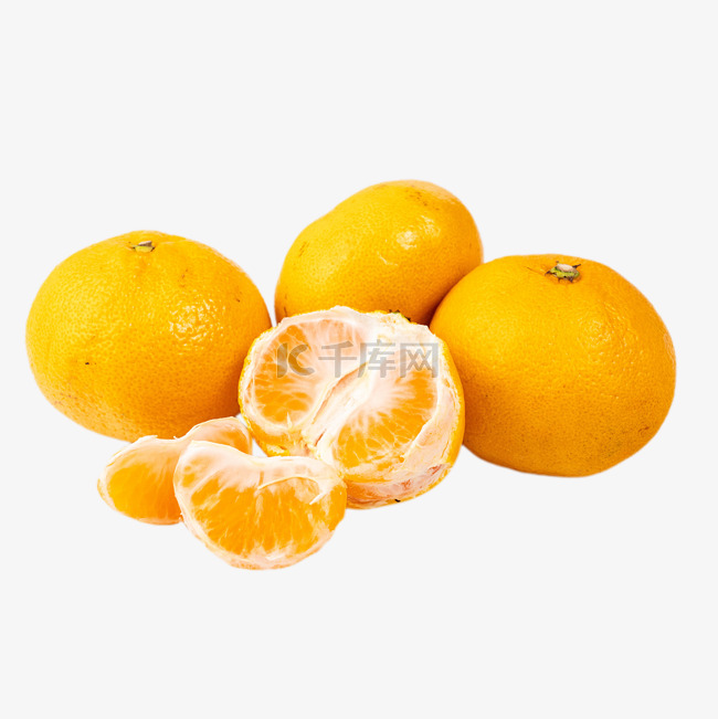 剥开橘子